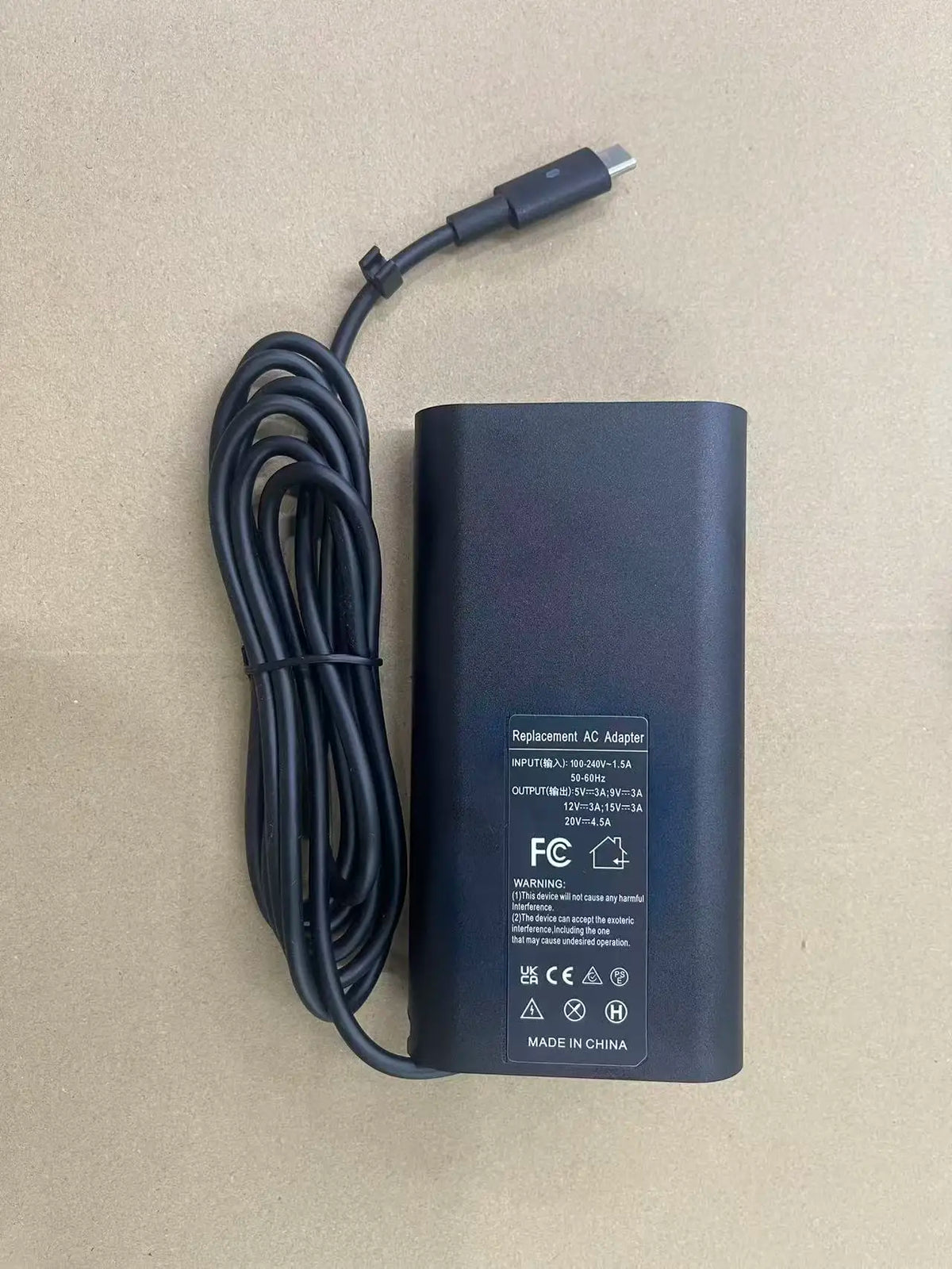 90W USB/TYPE-C AC Laptop Power Adapter Compatible with DELL XPS 15 17 Latitude 3000 7000 Series Precision 5470 5550 3540 3570