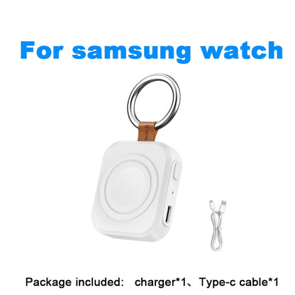 Magnetic Wireless Portable Watch Type C Fast Charger for Samsung Galaxy Watch 8/8 Classic/Ultra/5/4 Pro/4/3 Active Fast Charging