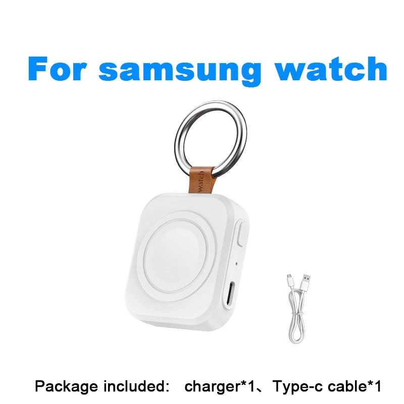 Magnetic Wireless Portable Watch Type C Fast Charger for Samsung Galaxy Watch 8/8 Classic/Ultra/5/4 Pro/4/3 Active Fast Charging