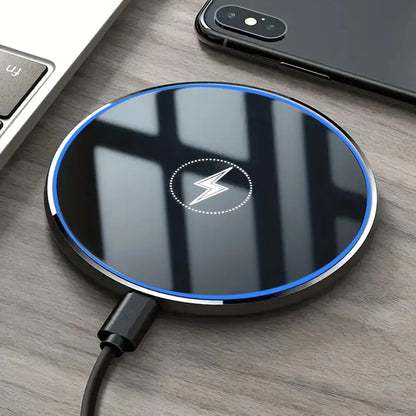 Universal Wireless Charger for Apple iPhone 17/16/15 Pro Max Samsung Galaxy S22/S21 Huawei Xiaomi Google Pixel - Compatible