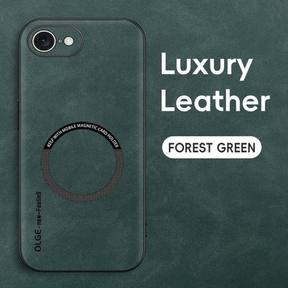 Magnetic Retro Leather Soft Case For iPhone 16E 17E iPhone16E iPhone17E 5G Wireless Charging Phone Case Cover