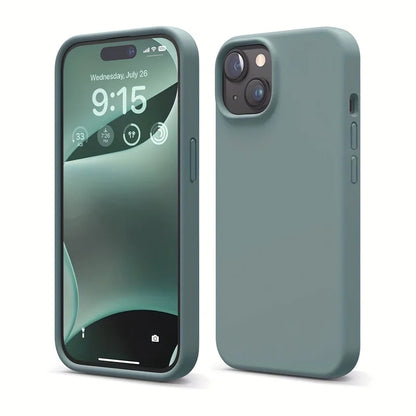 Shockproof SiliconeCase for iPhone11 12 13 mini softshell Anti-Scratch Anti-DropWashableratio/16colors tochoose from/withBox