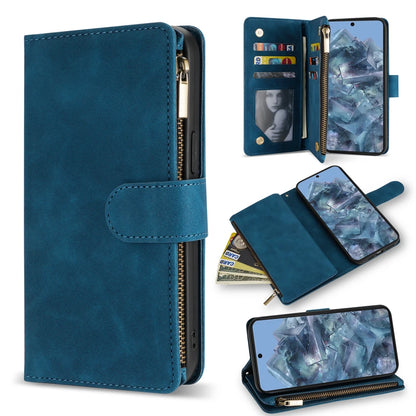 Wallet Multi-card Slot Zipper Magnetic Flip Leather Case For Google Pixel 10 Pro XL 9a 9Pro 8a 8 7Pro 7a  6Pro 6a Cover Shell