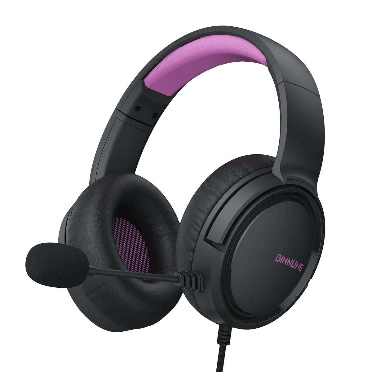 BINNUNE BG02 Wired Gaming Headphones with Mic for PS 4|5 Xbox1 Gaming Headset with Mic for PS4 PS5 Xbox Series X|S Xbox 1 PC NS