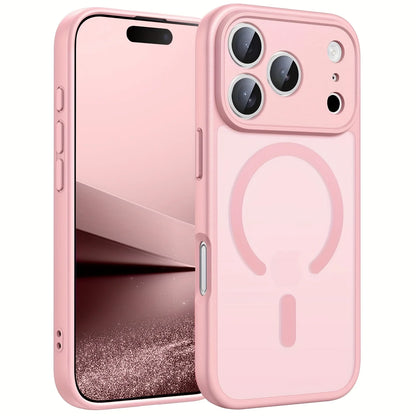 Original Case For iPhone 17 Air 16 15 14 13 12 17 Pro Max Plus For Magsafe Magnetic Wireless Charge Lens Protector Matte Cover