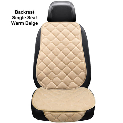 Car Seat Cover Protector Universal Winter Warm Auto Seat Cushion Rear Seat Cushion Protection Covers Back Cushion Three Piece