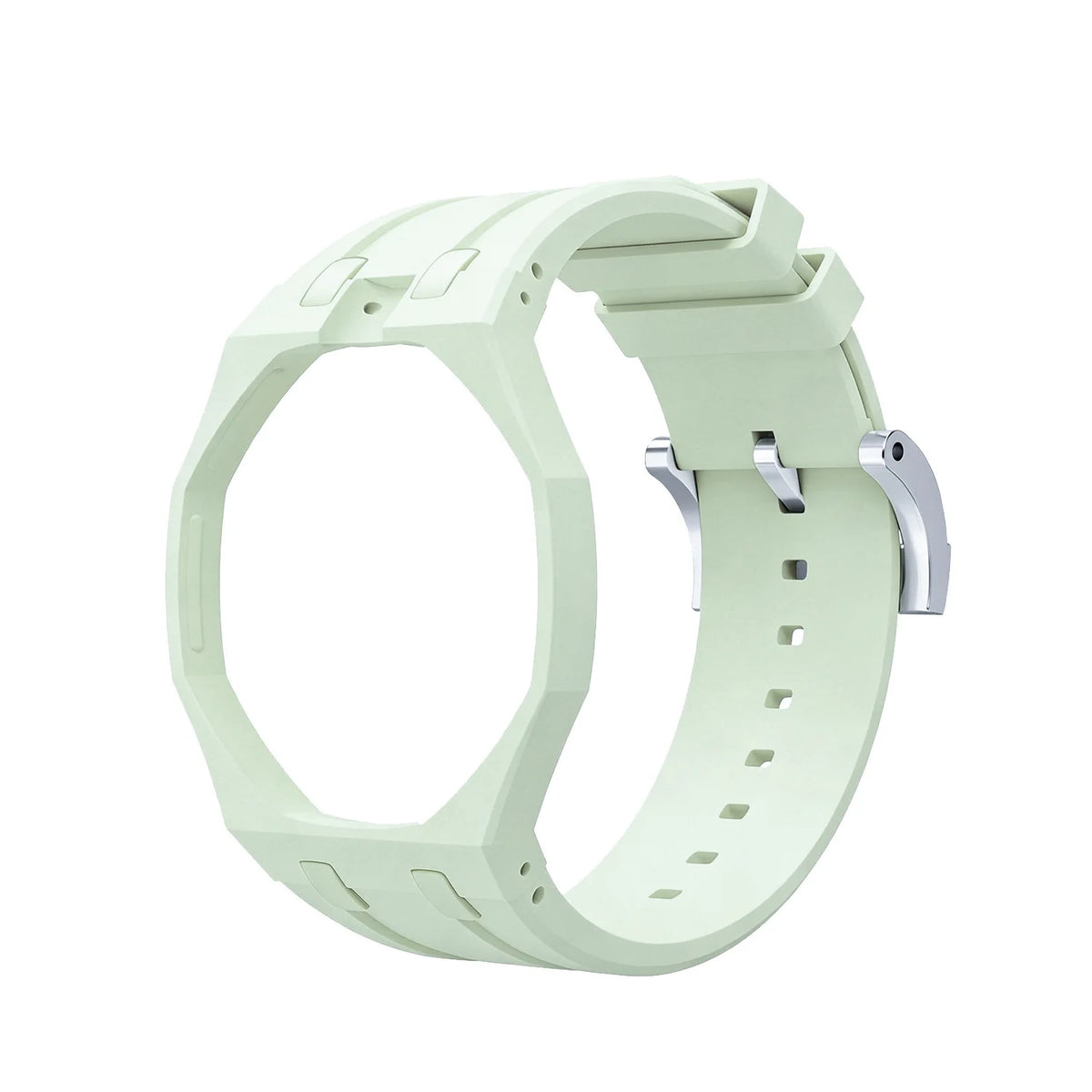 Bioceramics Watch Case+Silicone Band Modification Kit Strap Case Changer To Wristwatch Accessories For Royal Pop