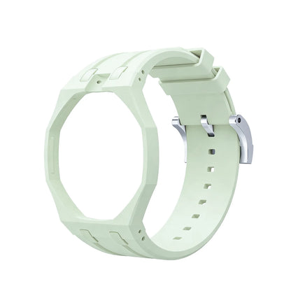 Bioceramics Watch Case+Silicone Band Modification Kit Strap Case Changer To Wristwatch Accessories For Royal Pop