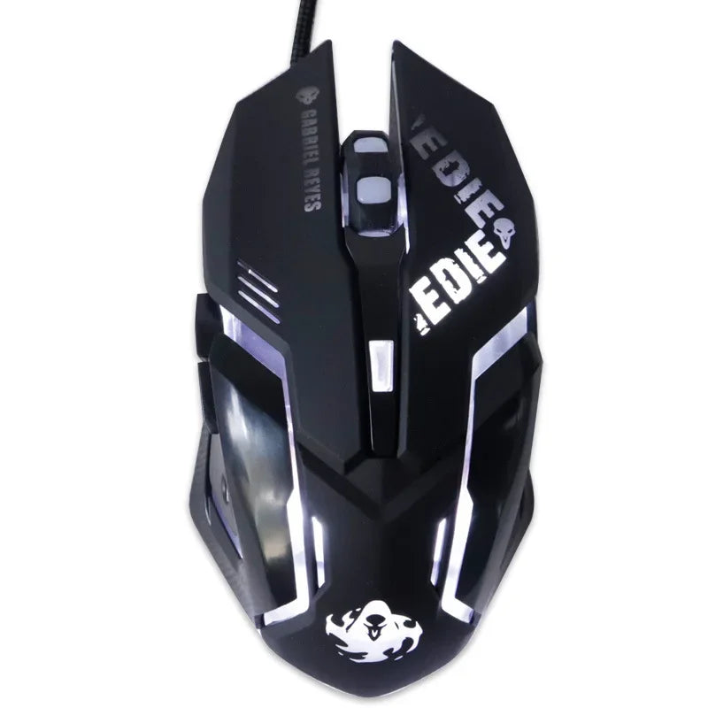 OW 6 Buttons Breathing LED Backlit Gaming Mouse D.VA Reaper Wired Computer Mouse For Overwatch PC Gamer Mice Gaming Mice Gamer