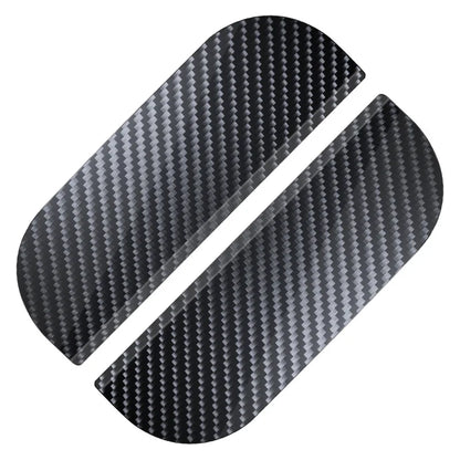 2Pcs Car Rearview Mirror Rain Cover Carbon Fiber Side Mirror Protector Waterproof Shield Rain Eyebrow Universal Auto Accessories