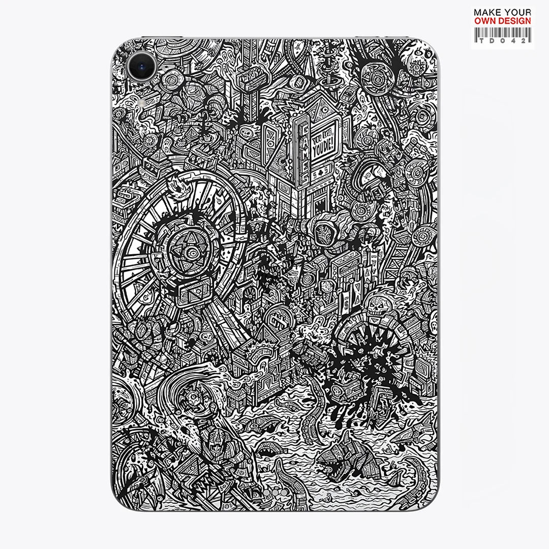 Tablet Sticker For 20252024 iPad Pro M4/Air M2 11 13 Inch Colourful Skin Decals Protection Anti-Scratch with Pencil Pro Sticker