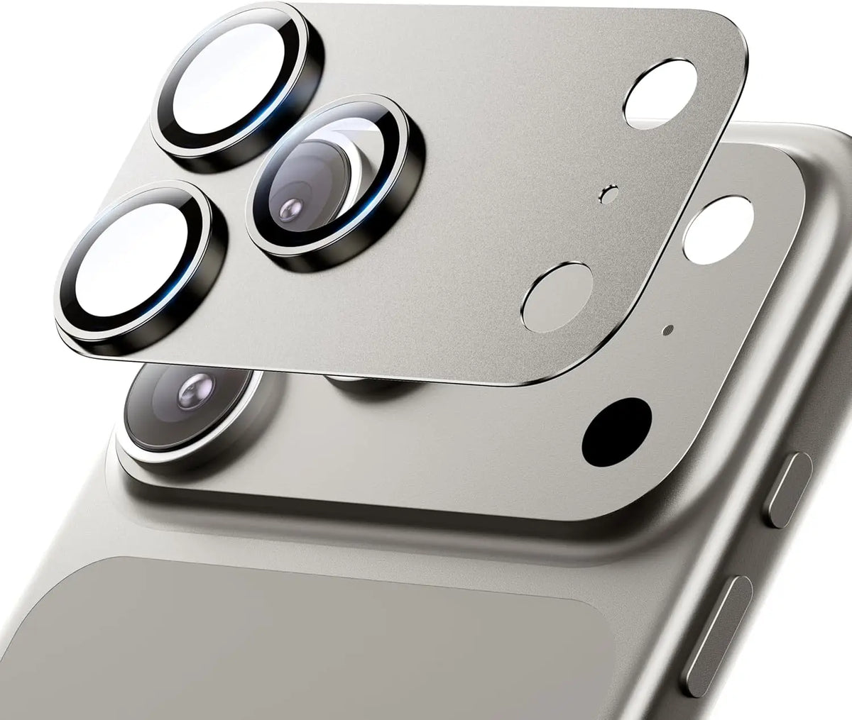 for Phone 17 Pro Max 17Air Camera Lens Protector Strong Adsorption Metal 9H+ Tempered Glass Camera Screen Full Protective Cover