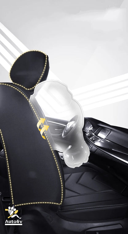 Leather Car Seat Covers For Fiat Toro Bravo Freemont 500 Argo Seat Leon Ibiza Arona BMW E39 Auto Interior Accesorios Waterproof