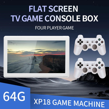 Coopreme XP18 TV Game Console HD Output 7'' Screen Retro Portable Video Console Wireless Controller Supports Simulator 4000mAh