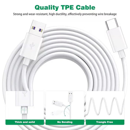 Extra long Micro USB Extension Cable 10M 5M 3M 2M 1M Type C Port Device Universal Data Cable for Xiaomi Samsung Camera PS5PS4