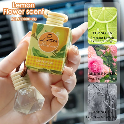  Car Air Freshener Mini Aromatherapy Essential Oil Odor Eliminator Kit Humidifier Gift Box Air Purifier Car Diffuser Long Lasti
