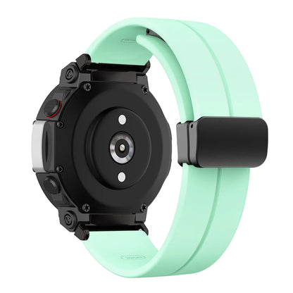 Magnetic Silicone Watch Band For Huami Amazfit T-Rex2 Strap Bracelet Replacement Wristband For Amazfit T Rex 2/3 Sport Watchband