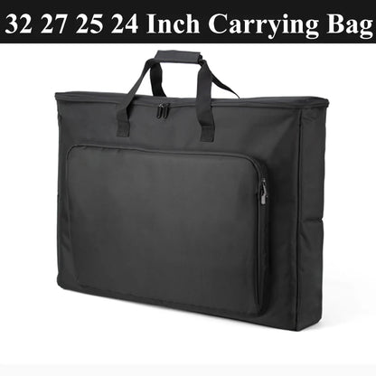 24/25/27/32 Inch Monitor Carrying Bag with Cushioning Foam Shockproof Full Protection Traveling Portable Computer Screen Case