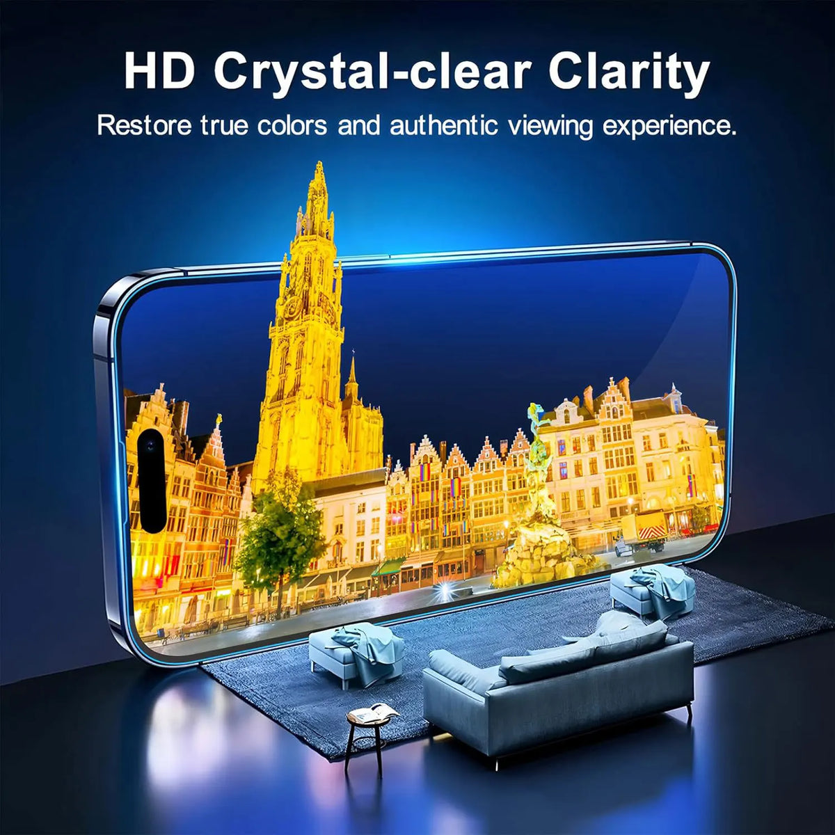 2PCS 9H Full Coverage Tempered Glass for Apple iPhone 17 Pro Max Hardness Screen Protector For iPhone 17 Air glass Film