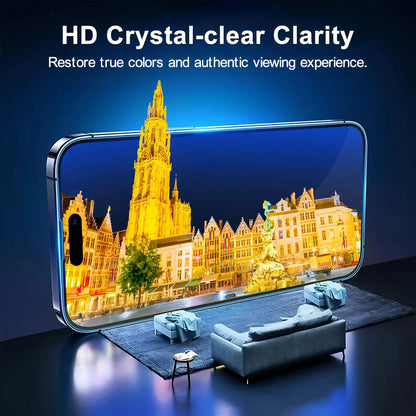 2PCS 9H Full Coverage Tempered Glass for Apple iPhone 17 Pro Max Hardness Screen Protector For iPhone 17 Air glass Film