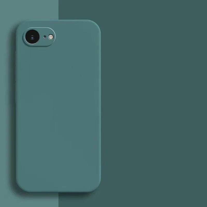 Liquid Silicone Phone Case for iphone 16 17 7 8 SE X XR Xs Max 11 12 13 mini 14 15 16 Plus 17 Pro Max 16e 17e Shockproof Cover