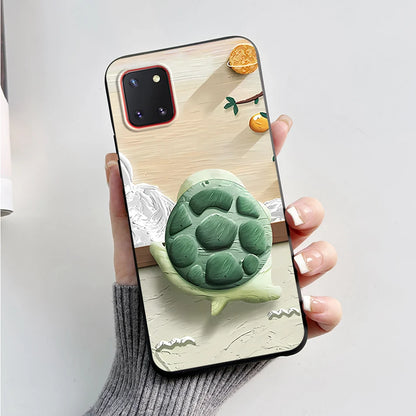 For Samsung Galaxy Note10 Lite Case SM-N770F 6.7'' Cute Bear Cartoon Cat Cover Soft TPU Phone Case For Samsung Note 10 Lite Bags