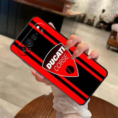 Case for Google Pixel 8a 6 7 8 Pro 10 9 Pro XL 7a 9a 6a Soft Shell Moto-rcycleS Racing DD-ucatieS
