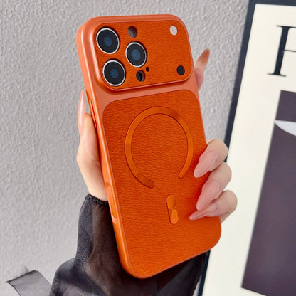 Official Magnetic Leather Phone Case For iPhone 15 14 11 12 13 16 17 Pro Max Plus For Magsafe Luxury Shockproof Protector Cover
