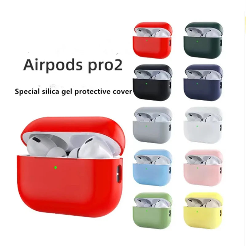 Cover for AirPods Pro 2 Wireless Bluetooth Earphone Silicone Cover Case Split Cover Ultra-Thin Skin for Apple Airpod Pro 2 Case