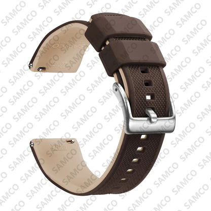 Quick Release Rubber Watch Strap Silicone Watch Band 18mm 20mm 22mm  Huawei ,Samsung Galaxy, Garmin, Watch Replacement Watchband