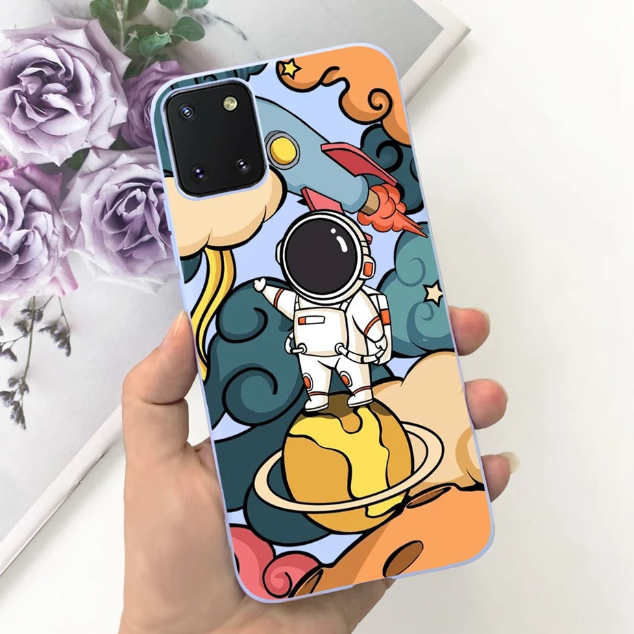 For Samsung Galaxy Note10 Lite Case SM-N770F 6.7'' Popular Candy Painted Cover Soft TPU Phone Case For Samsung Note 10 Lite Bags