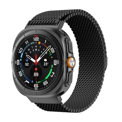 Thick Milanese Loop for Samsung Galaxy Watch Ultra strap 47mm Stainless Steel Magnetic Bracelet Galaxy Watch 7 ultra band 47 mm