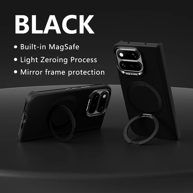360 Rotating Magnetic Stand Skin Feel Case for Google Pixel 11 PRO FOLD for Magsafe Shockproof Hinge Protection Slim Fit Cover
