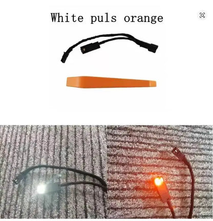 LED Cup Holder Ambient Light Orange/Ice Blue Center Console Atmosphere Lamp Fit For BMW 3 Series F30 F31 F34 M3 4 Series F32 F33