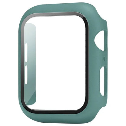 Glass+Cover For Apple Watch case 10 9 8 7 6 SE 5 iWatch Accessorie Screen Protector iWatch series 46mm 44mm 40mm 41 45mm 38 42mm