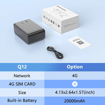 10000/20000mAh Battery 4G GPS Tracker Car Vehicle Track Locator Magnet Long Standby Real-Time GPS Tracking Device Location APP
