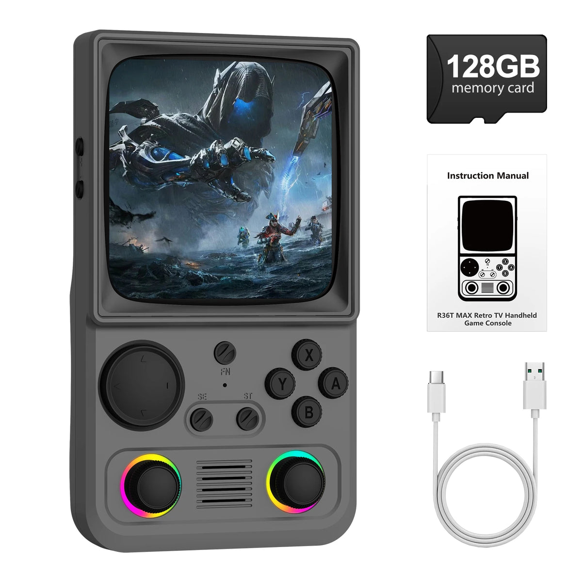 AISLPC RG40 MAX Handheld Game Console 64/128G 4.0" IPS Screen 5G Portable Pocket Game Player