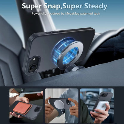 For iPhone 17E Magsafe Magnetic Wireless Charging Case For iPhone 16E iPhone16E SE 2025 5G Shockproof Matte Back Cover Coque