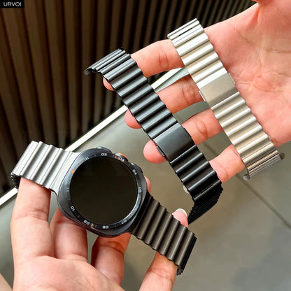 URVOI Ocean Strap For Galaxy Watch Ultra 2 1 2025 47mm 316L Stainless Steel Band Magnetic Clasp DLC Coating Quick Fit Watchband