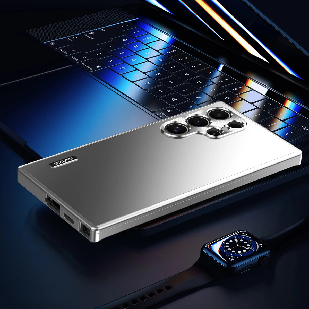 All-aluminum Body Matte Titanium Alloy Ultra-thin Back Cover For Samsung Galaxy S26 S21 S25 S24 S23 Ultra Metal Magnetic Shell