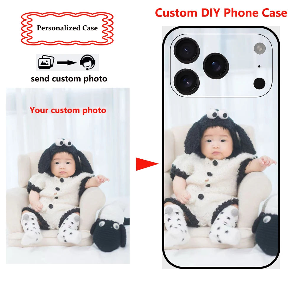 Custom Matte Case for iPhone 18 17 Pro Max 17e Air 17ProMax Full Protect Shell DIY Personalized Photo Picture Soft Cover Fundas