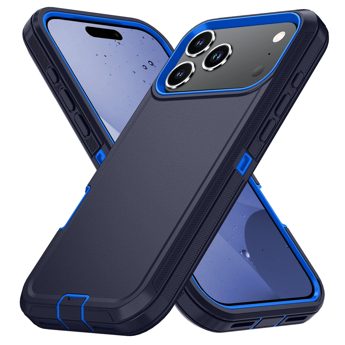 Armor Shockproof Defender Phone Case For iphone 11 12 13 14 15 16 17 18 Pro Plus Max 16E Hard PC+TPU Anti Fall Protective Cover