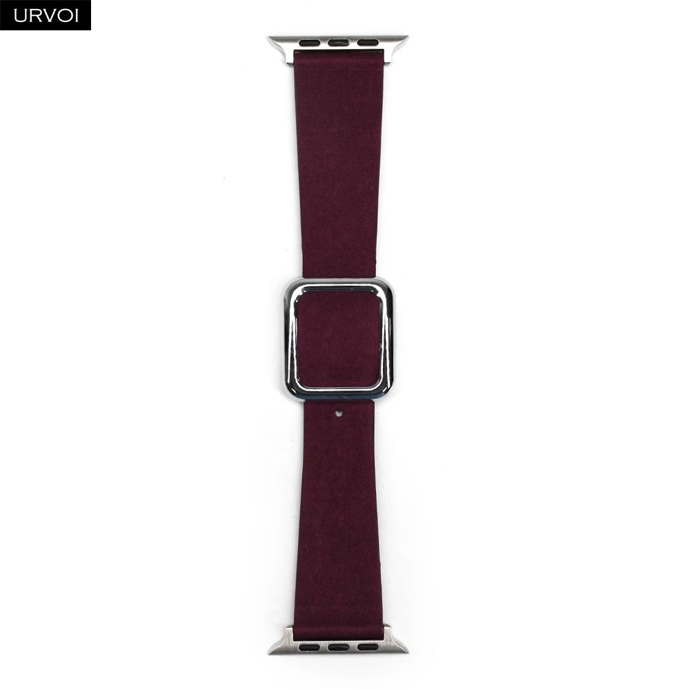 URVOI Finewoven Band for Apple Watch ultra 2 Series 10 9 8 7 6 Modern design buckle strap for iWatch magnetic closure wristband