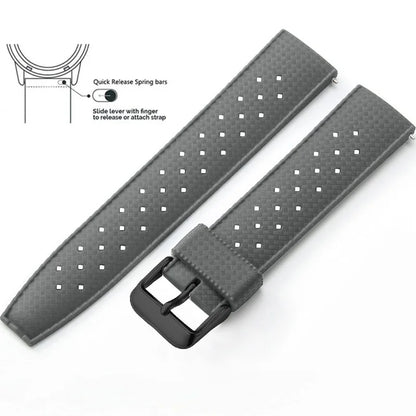 Tropical Silicone Watch Band Quick Release Watch Band 18mm 20mm 22mm Rubber Tropic Smart Watch Strap Waterpfroof Muti-Color