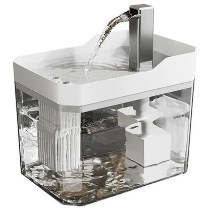 Automatic Filtered Circulating Pet Water Dispenser Large Capacity Cat Drinking Fountain Electric Cat Water Feeder Pet Water Bowl