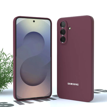 For Samsung Galaxy A56 A36 A16 A55 Case Soft Liquid Silicone A35 A15 A54 A34 S25 S24 S23 Ultra Thin Shockproof Phone Back Cover