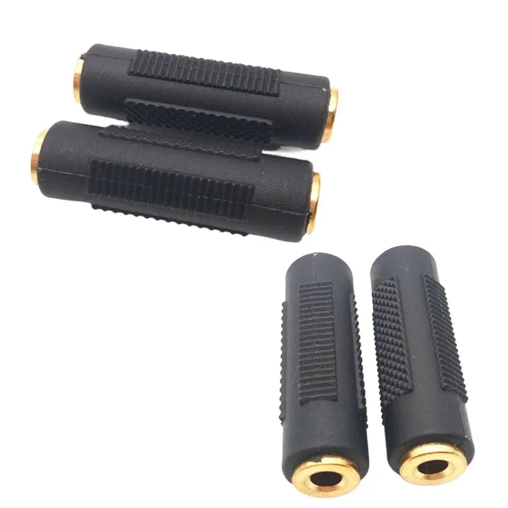 3.5mm to 3.5mm Female Jack Stereo Connector Coupler Adapter Audio Cable Extension for MP3 DVD Headphone Car AUX