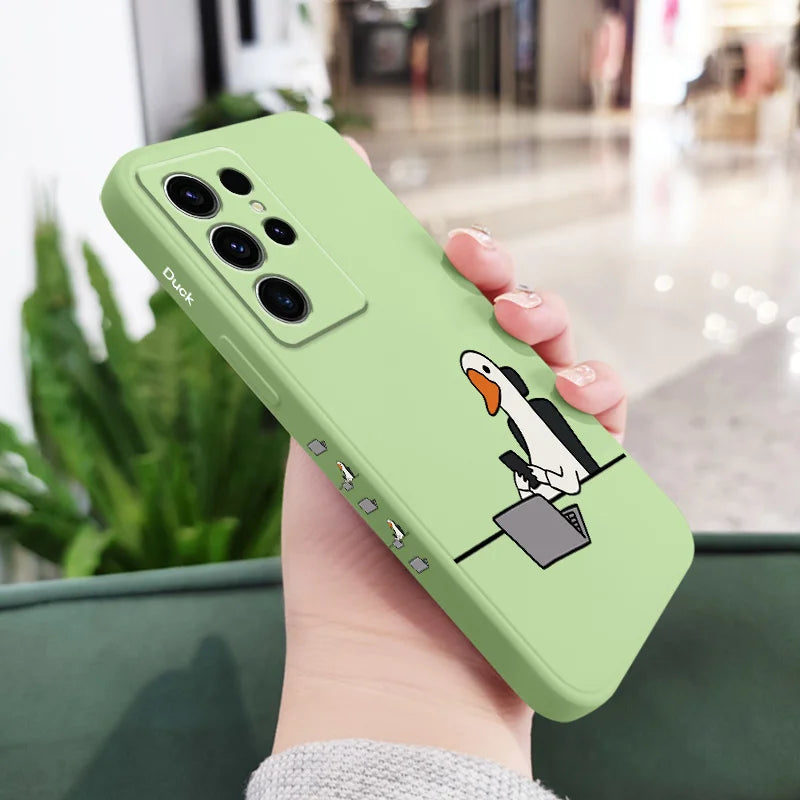 Work Hard Phone Case For Samsung Galaxy S25 S24 S23 S22 S21 S20 S10 S10E Ultra Plus FE Note 20 Ultra Plus Cover