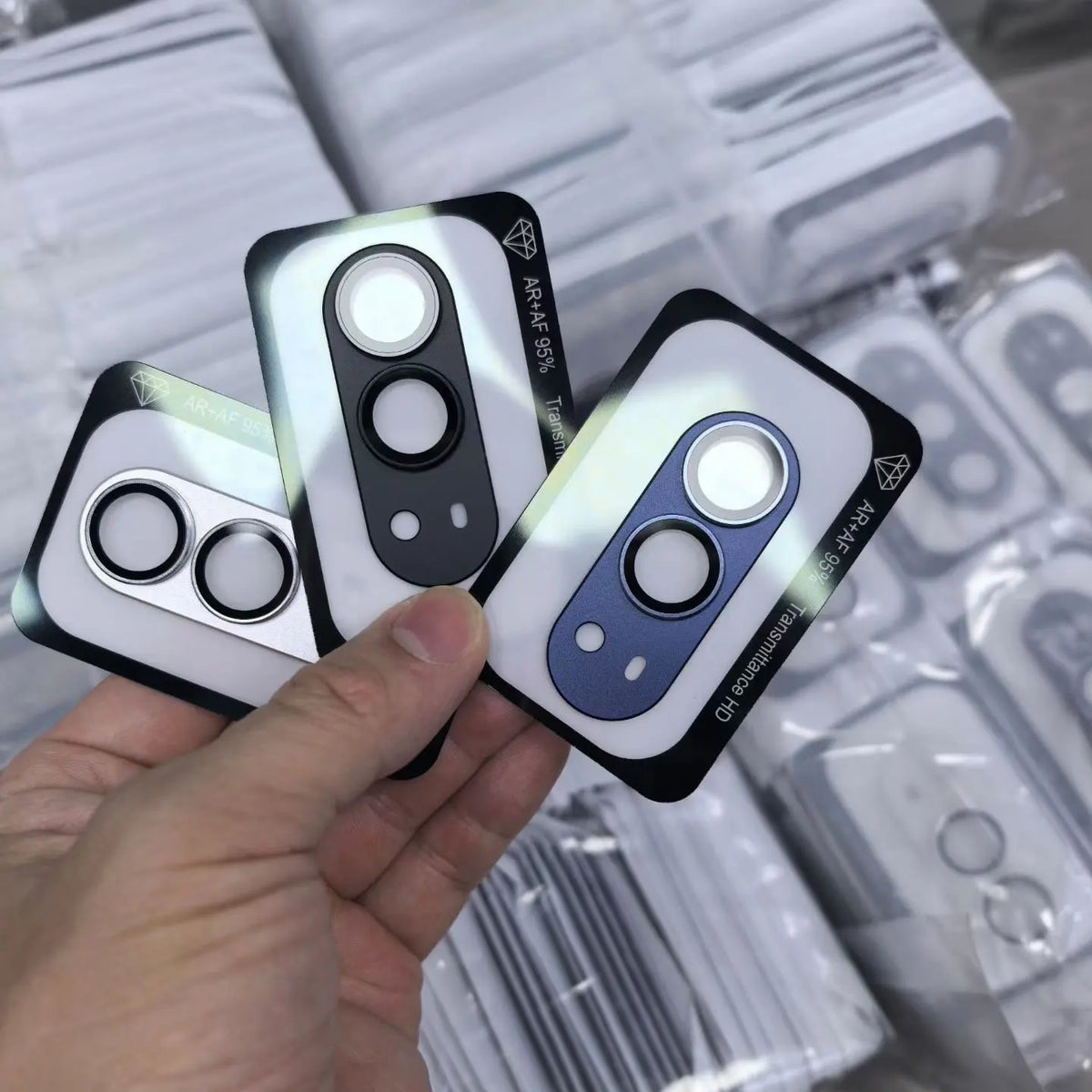 High-End AR&AF Frosted Armor Len1:1 Fit for iPhone Duo Camera Lens Protective Metal Film Tempered Glass Cover for Apple Fold ﻿