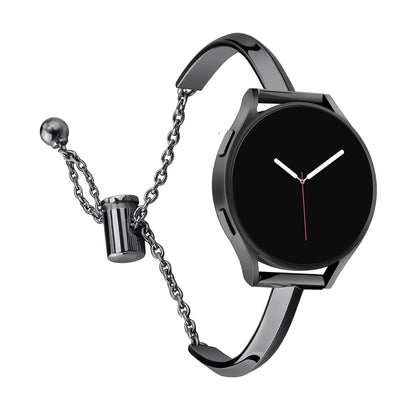 20mm Jewelry Strap for Samsung Galaxy Watch 4/5 Active 2 Gear Sport Metal Chain Woman Correa for Huawei Watch 2 Amazfit Bip Gts2